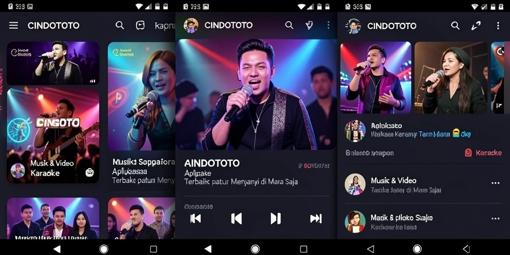 Antarmuka CINDOTOTO yang memudahkan penggunanya dalam memilih lagu.